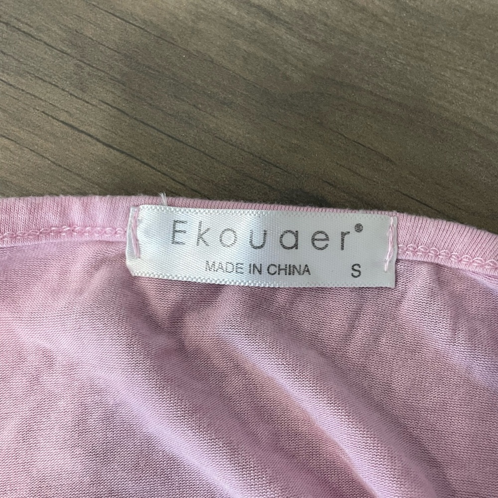Ekouaer Women Pajamas Set Cami Sleepwear Lingerie V Neck Soft PJS Set with Short - Picture 5 of 9